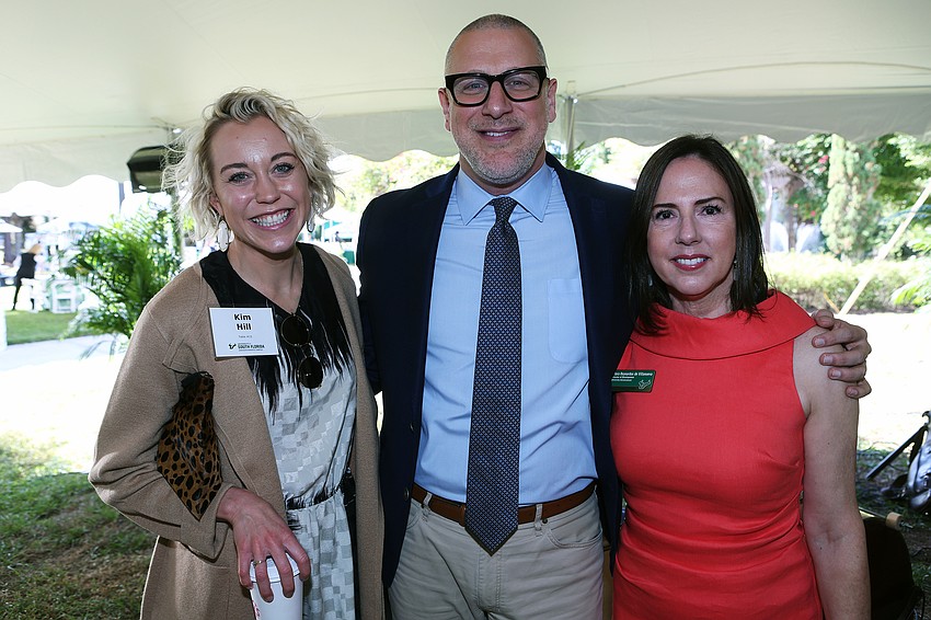 Kim Hill with Bill Hampton and Clara Reynardus de Villanueva