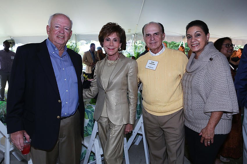 Peter French and Judy Genshaft with Jose and Lourdes Valiente