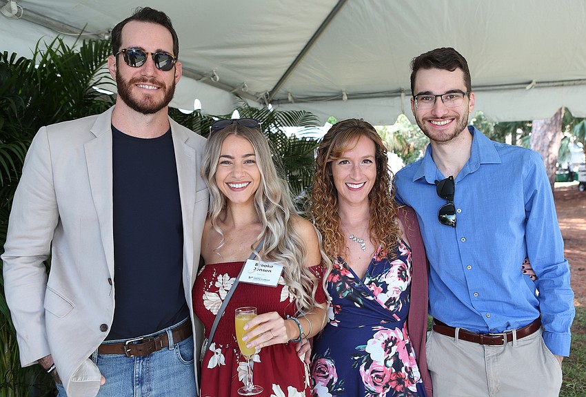 Jon Mitchell and Brooke Jensen with Katelyn and Kyle Bederman