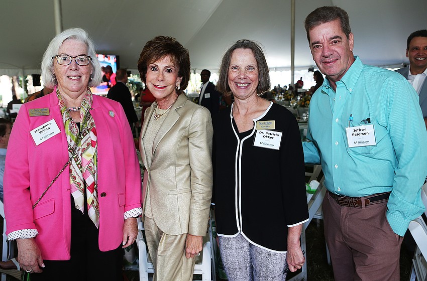 MaryAnne Young, Judy Genshaft, Dr. Patricia Okker and Jeffrey PetersonR