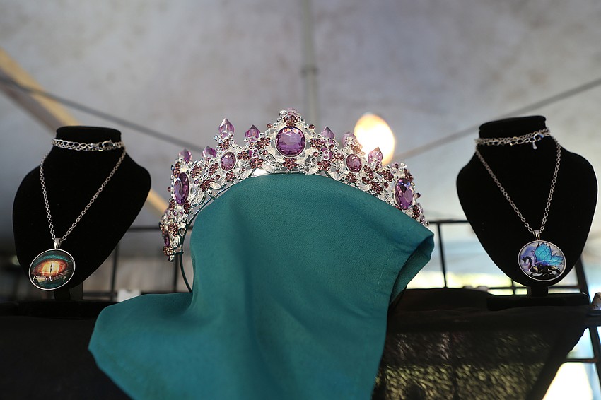 The Lord's Fine Works sells tiaras and jewelry.