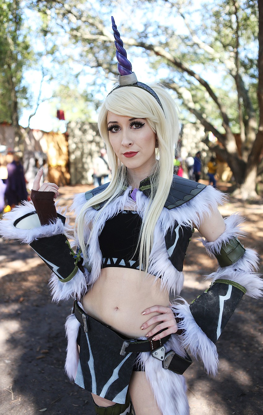 Seneca Puleo is attending the Sarasota Medieval Fair every weekend.