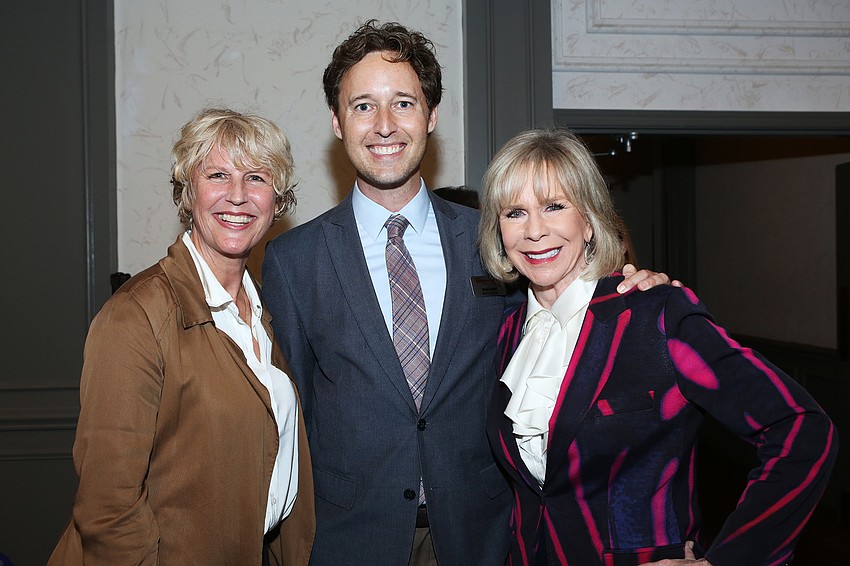 KT Curran, Brad Bryan and speaker Linda Larsen