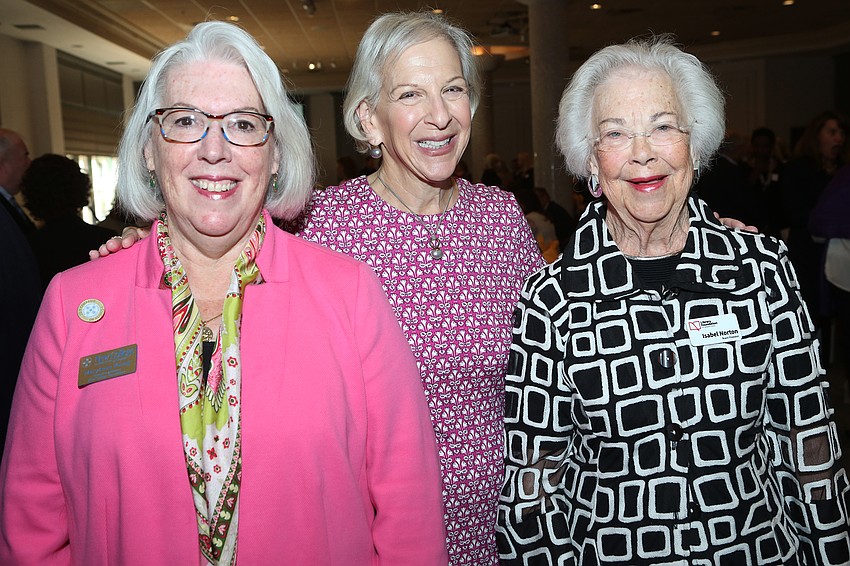 Mary Anne Young, Sue Jacobson and Isabel Norton