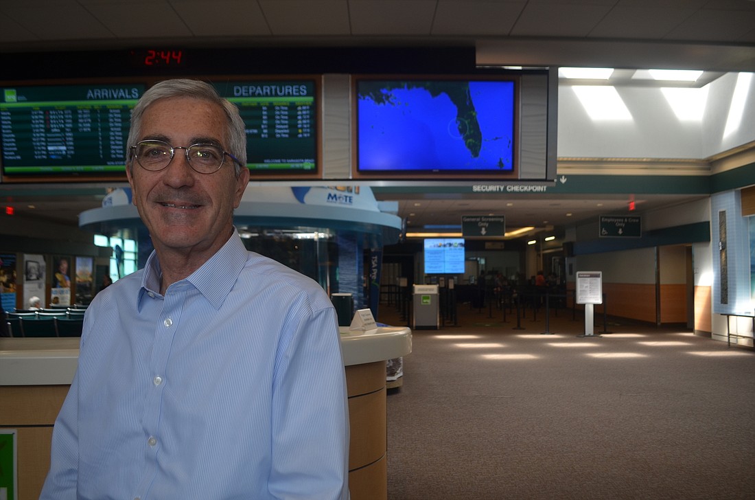 Rick Piccolo, president and CEO of Sarasota Bradenton International Airport, said commercial growth will allow the airport to provide shops and restaurants that complement air travel. File photo