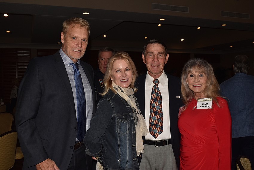 Chris and Tammy Sachs with Jim and Lynn Larson