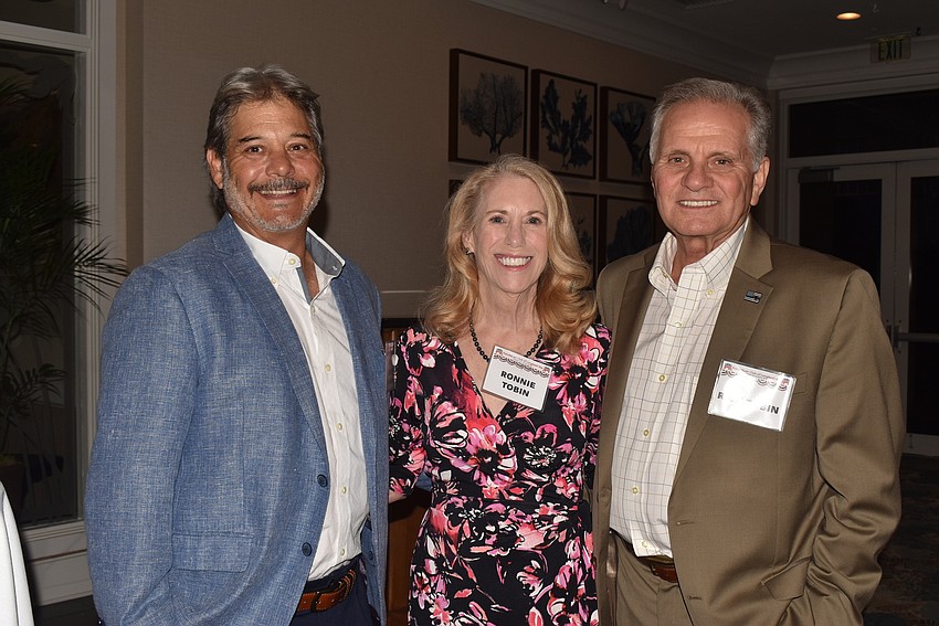 Mark Baron with Ronnie and Rich Tobin
