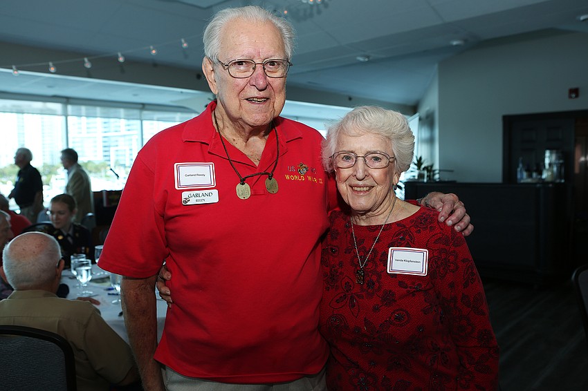 World War II veteran Garland Reedy and Vonda Klopfenstein