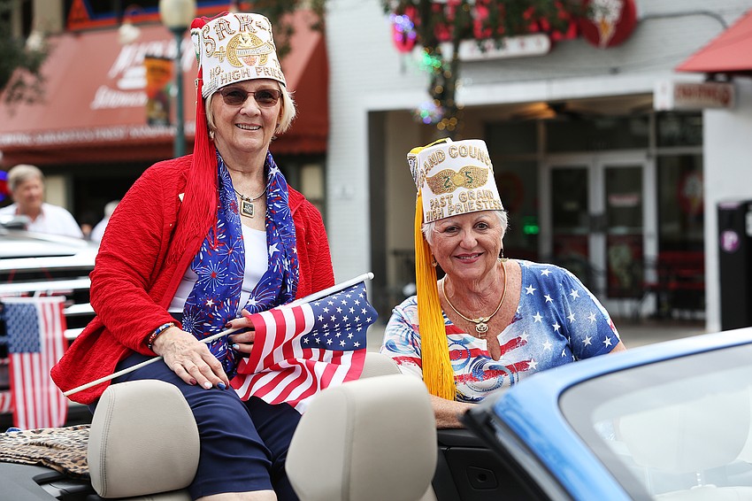 Linda Gesko and PC Labray with the Shriners