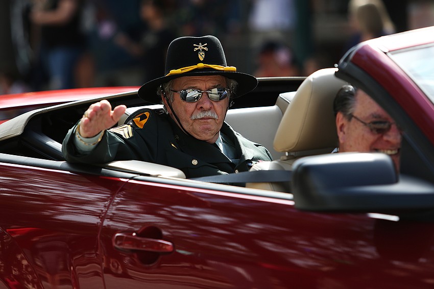 Veterans and supporters made up the parade.