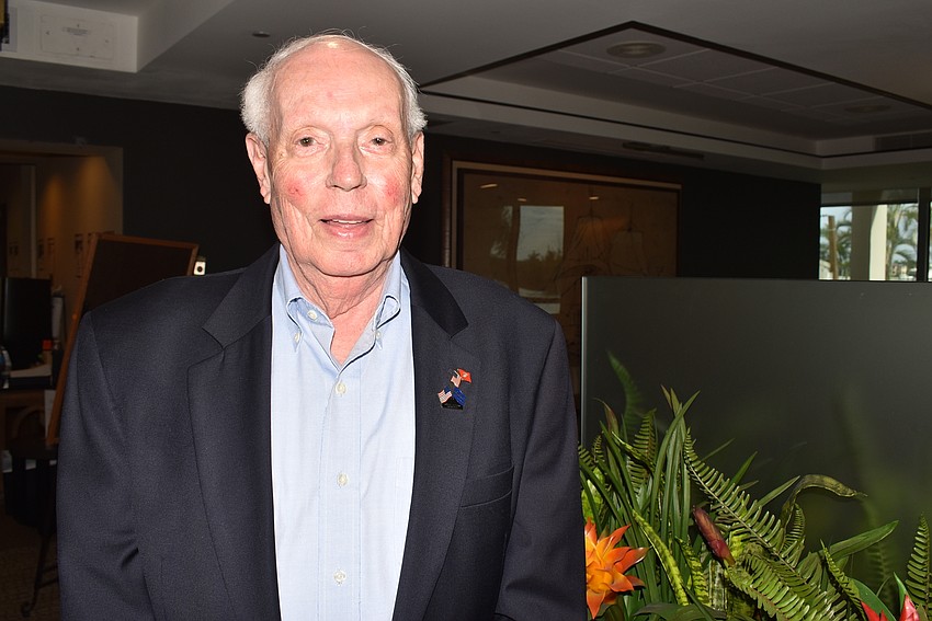 David Beliles received his pin.