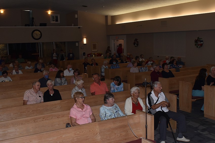 About 70 attendees came to the chapel for the concert.