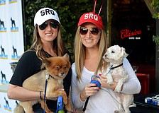 Chelsea Johnson with Ellie and Lauren Miller with Ralphie