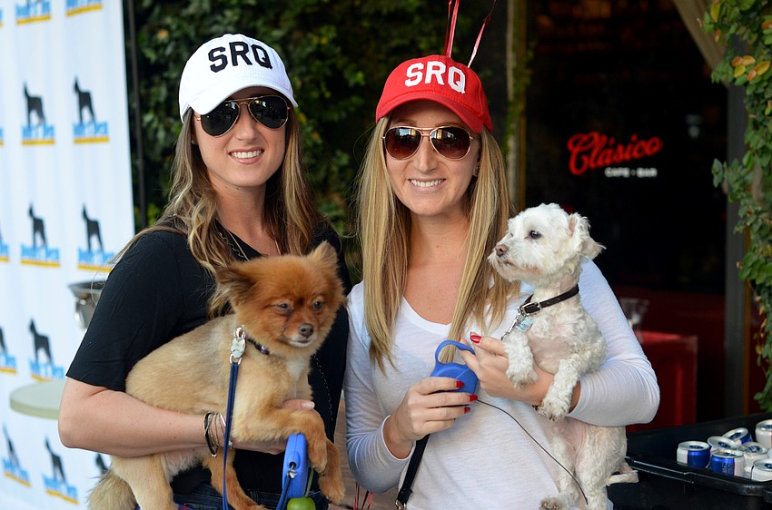 Chelsea Johnson with Ellie and Lauren Miller with Ralphie