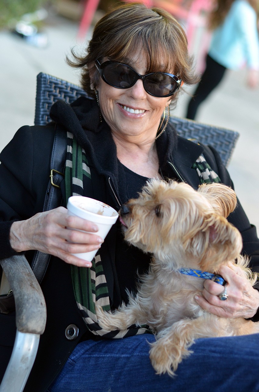 Barbara Mand with Louis Armstrong