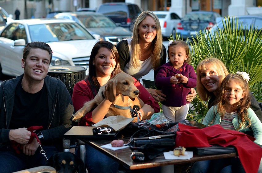 Bobby Jones, Erin Jones (with Max),, Lindsey Gorman, Kelsey Gorman, Donna Jones and Taylor Gorman