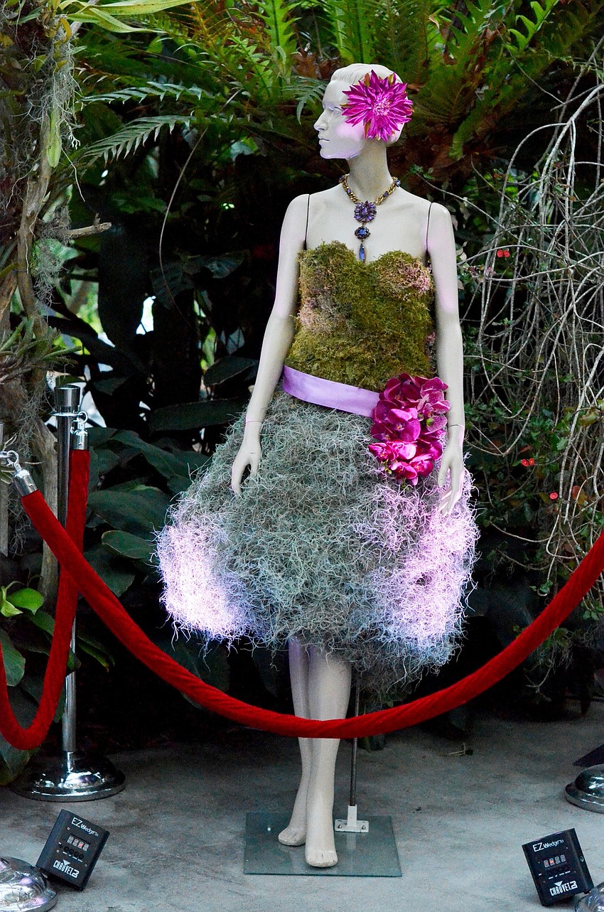 Living gowns, created by Roger Capote