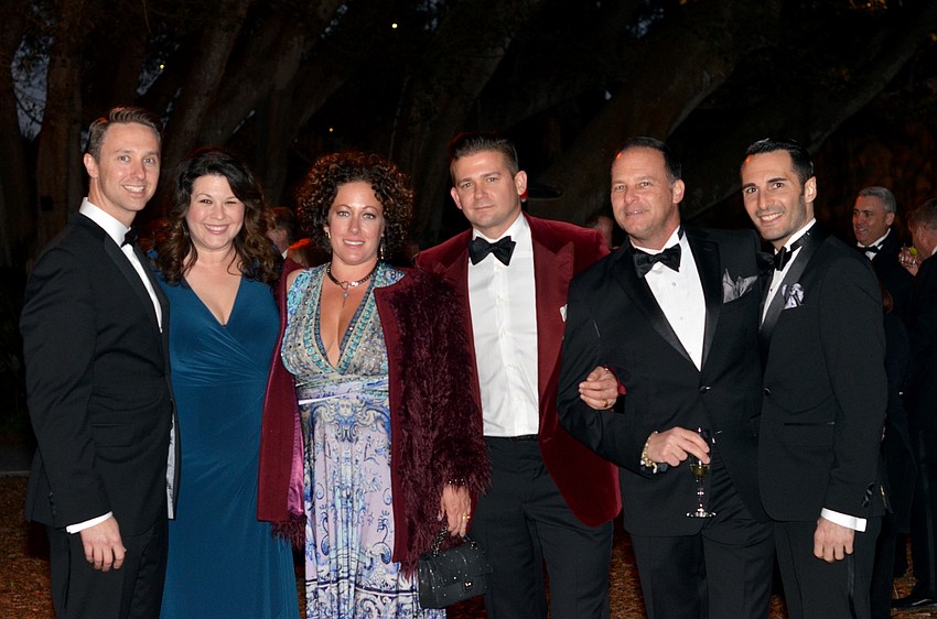 Richard and Bianca Lawrence, Mindy and Wayne Rollins, George Cappello and John Sciara