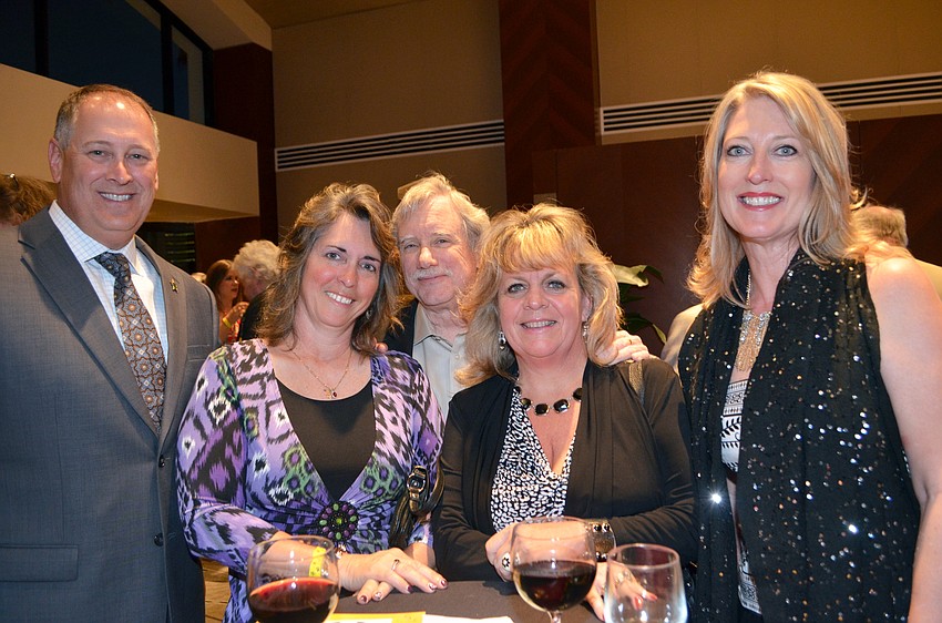 Sheriff Tom Knight, Tami Treadway, Andy Croatman, Maryanne Conlan and Suzanne Luecke