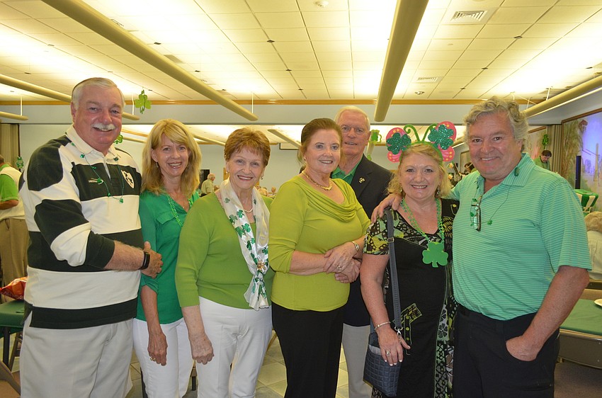 John and Faith Quinn, Marie Halpin, Maggie and Bill Urban and Marie and Gary Luck