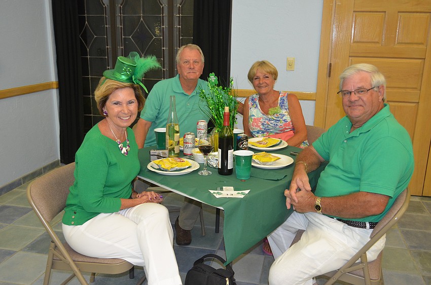 Marie Riesen, Dan and Kathy Milo and Rick Riesen