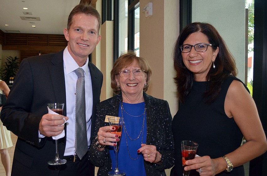 David Stevenson, Janice Kunkel and Santa Stevenson