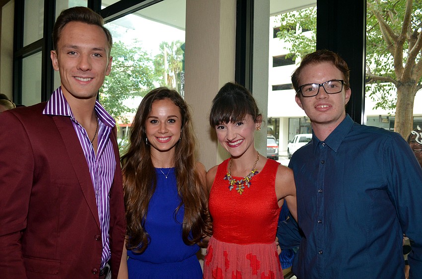 Jacob Hughes, Lily Howes, Samantha Benoit and Jordan Carney