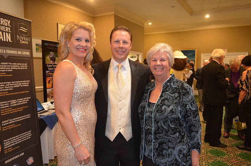 Johanna Gustafsson, Chris Pinckney and Aging in Paradise co-chairperson Barbara Koetsier