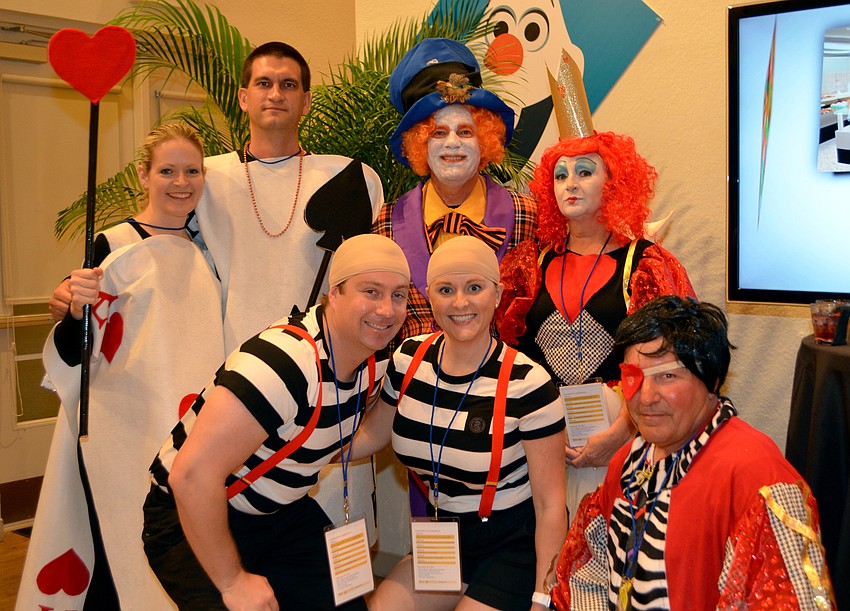 Bethany and Nathan Carr, Taylor and Erica Aultman, David Sessions and Brenda and Robin Cote