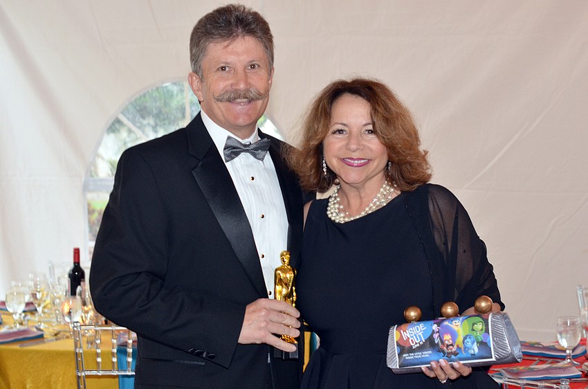 Geoff and Poppy Spencer as Oscar award winning producers from 'Inside Out'