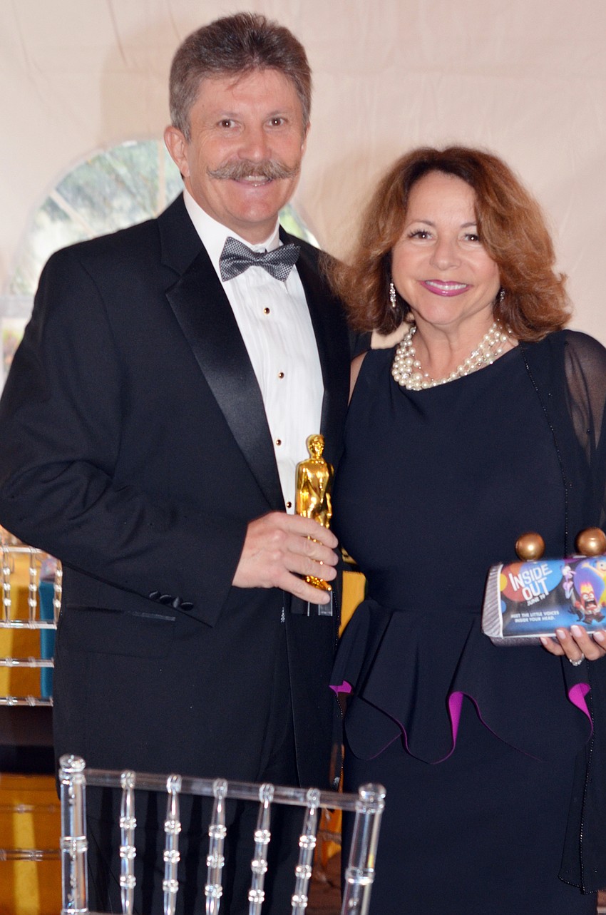 Geoff and Poppy Spencer as Oscar award winning producers from 'Inside Out'