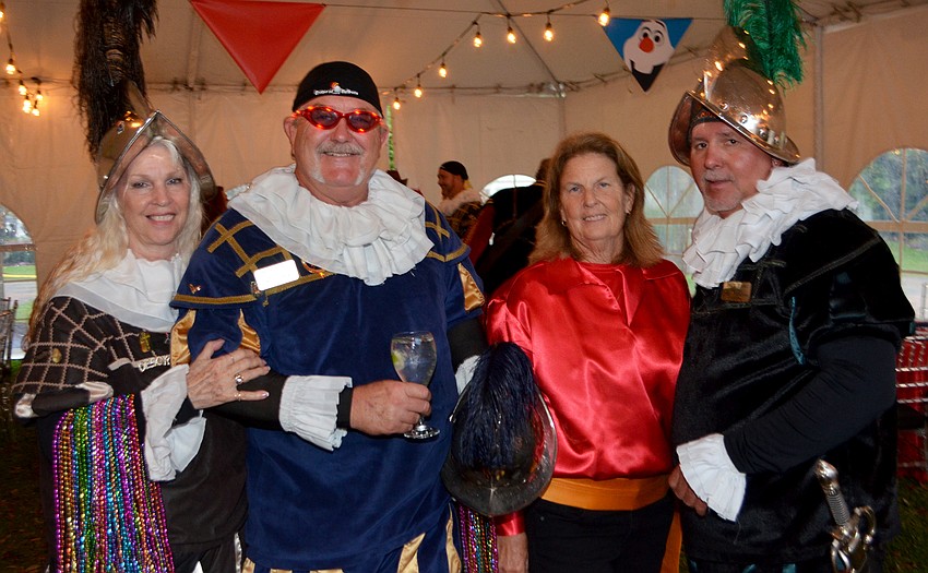 Dot Woods and Zeke Eckerson with Sue and Paul Haag