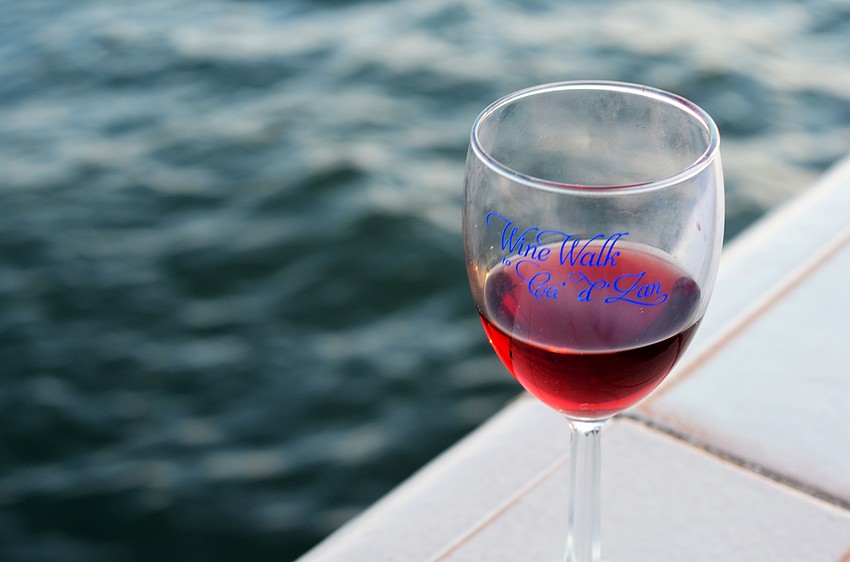 The 4th annual Wine Walk to Ca’ d’Zan was hosted on Friday, April 1.