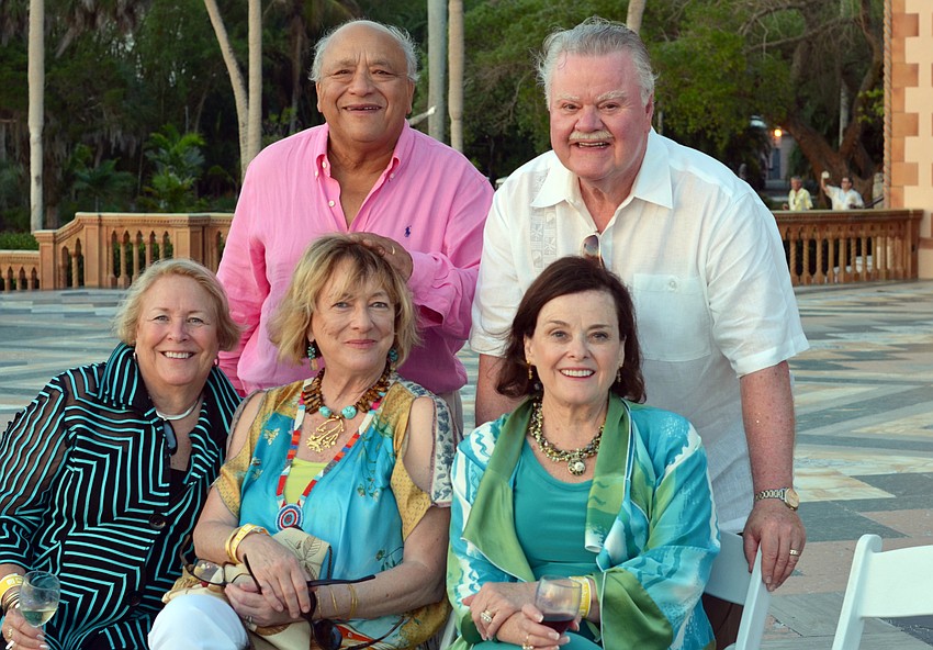 Cathy Mott, Tricia and Gurminder Bedi and Jim and Alice Padilla