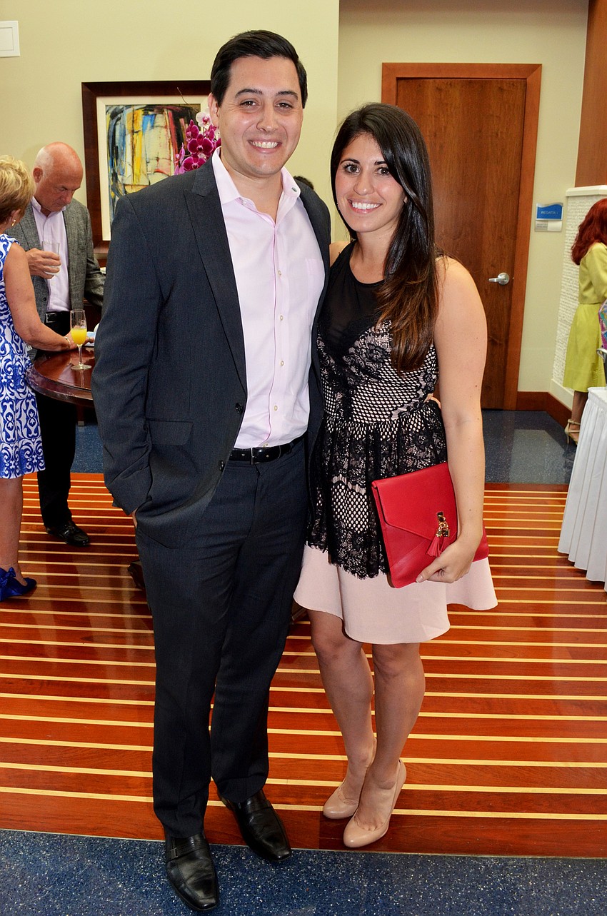 Michael Calamaras and Chairwoman Kelly Martella