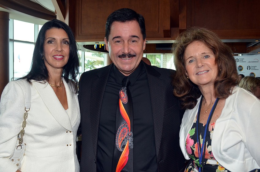 Bernadette and Peter Calamaras with Sharyn Weiner