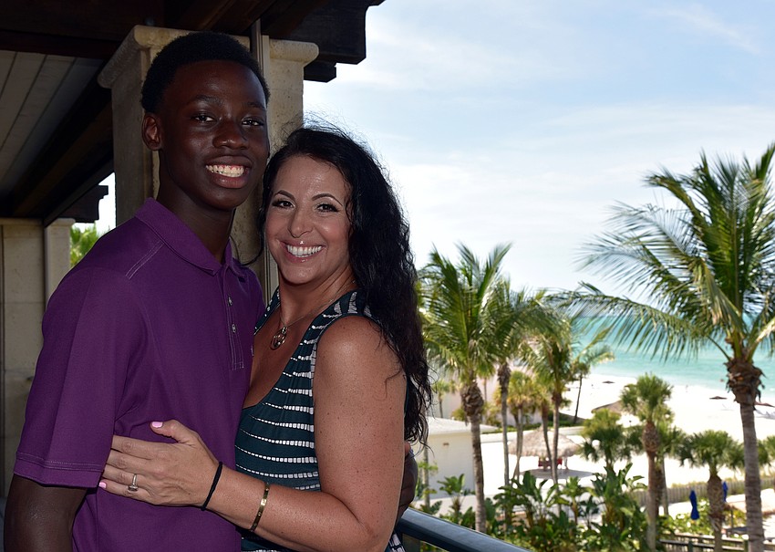 Malachi Wideman and Christine Bonilla