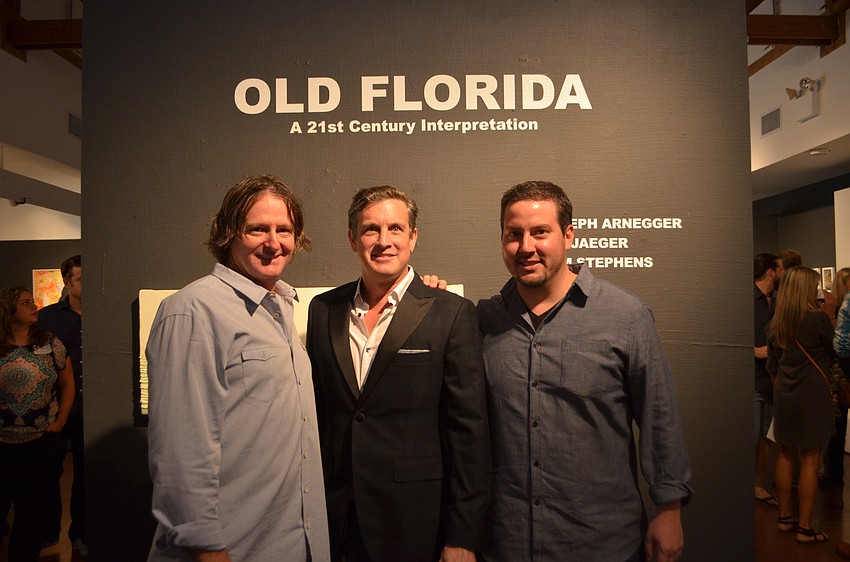 “Old Florida: A 21st Century Interpretation” artists Tom Stephens, Joseph Arnegger and Tim Jaeger.