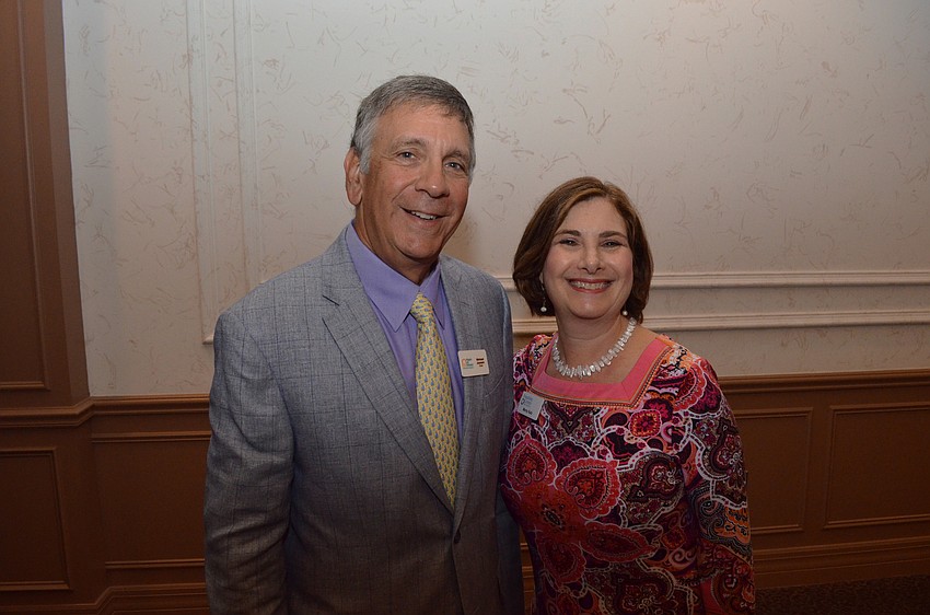 People Helping People Chairman Michael Juceam with Senior Friendship Centers Vice President of Development and Marketing Marty Katz