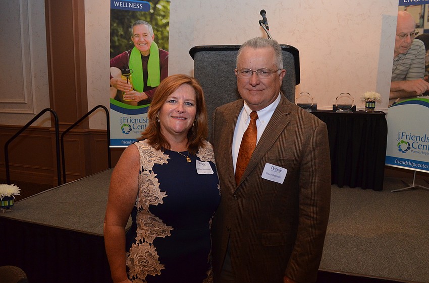 Kathleen Houseweart and Life Changer Award Winner Dr. Bruce Robinson