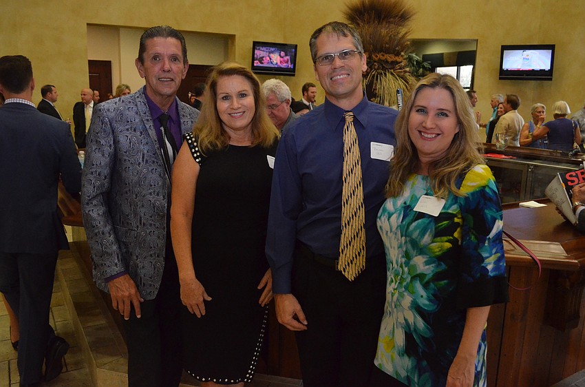 Kim and Joan LaPerriere with Brian and Lori Hill