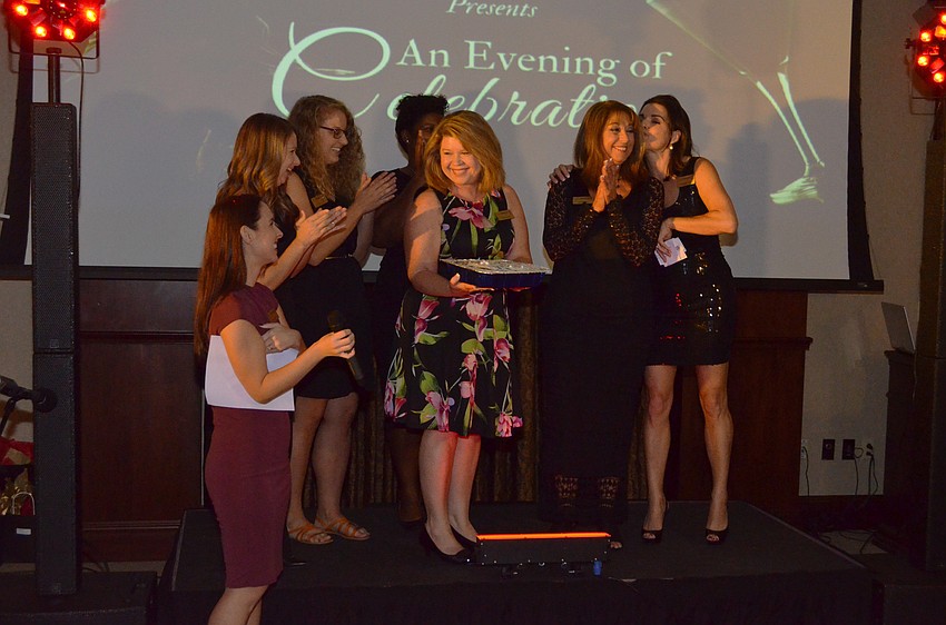 Members of the Selah Freedom staff surprised Selah Freedom Director of Training and Survivor Leadership Connie Rose with a birthday cake.