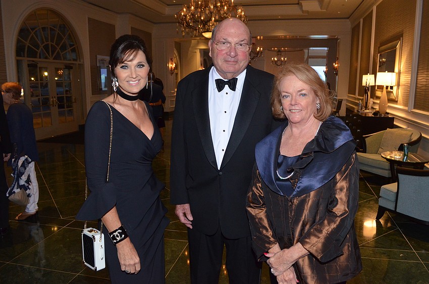 Marilyn Schroeter, John Strickland and Chairwoman Judy Graham