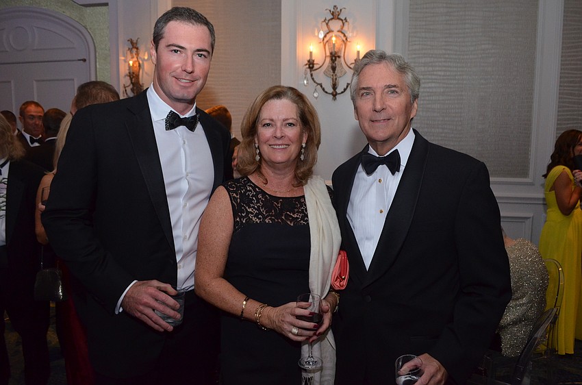 Rogan Donelly with Julie and Phil Delaney