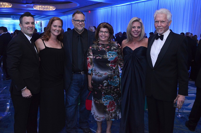 Rudy and Darcy Webb, Tom and Clare Merrick, Elizabeth Gifford and Cedar Hames