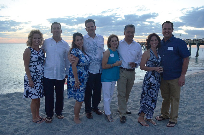 Co-Chairs Lisa and John Giglio, Monica and Jeff Hunek, Erica and Noel Maun, Lisa Richardson and Gregg Hassler