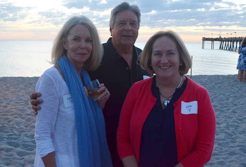 Laurin and Bob Ripley with Julie Leach
