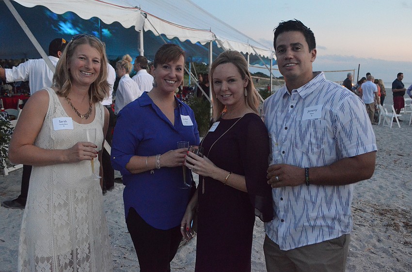 Sarah VanderBent, Jennifer LaBonte and Melissa and Jeremy Miner