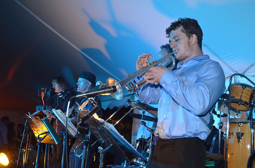 Members of A Big Night Out perform popular favorites such as “Uptown Funk.”