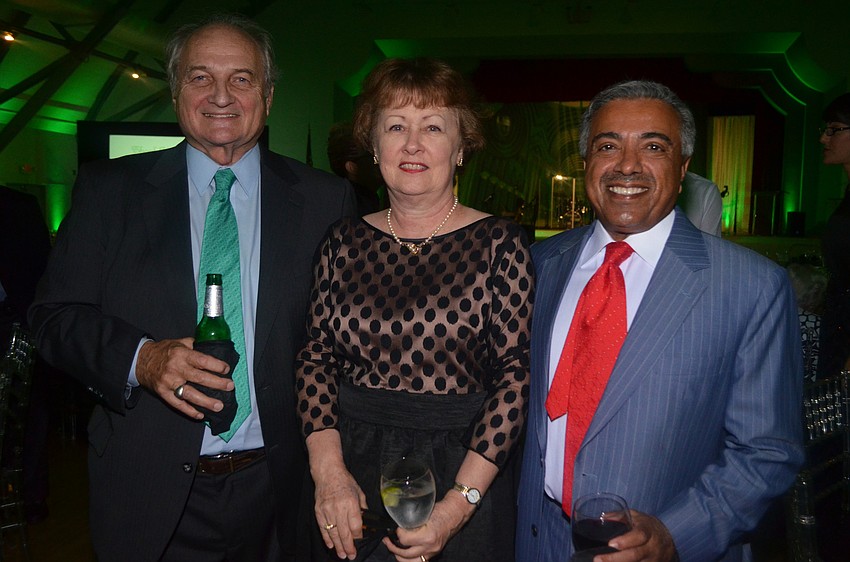 Bob Carter with Gloria and Ali Bahaj